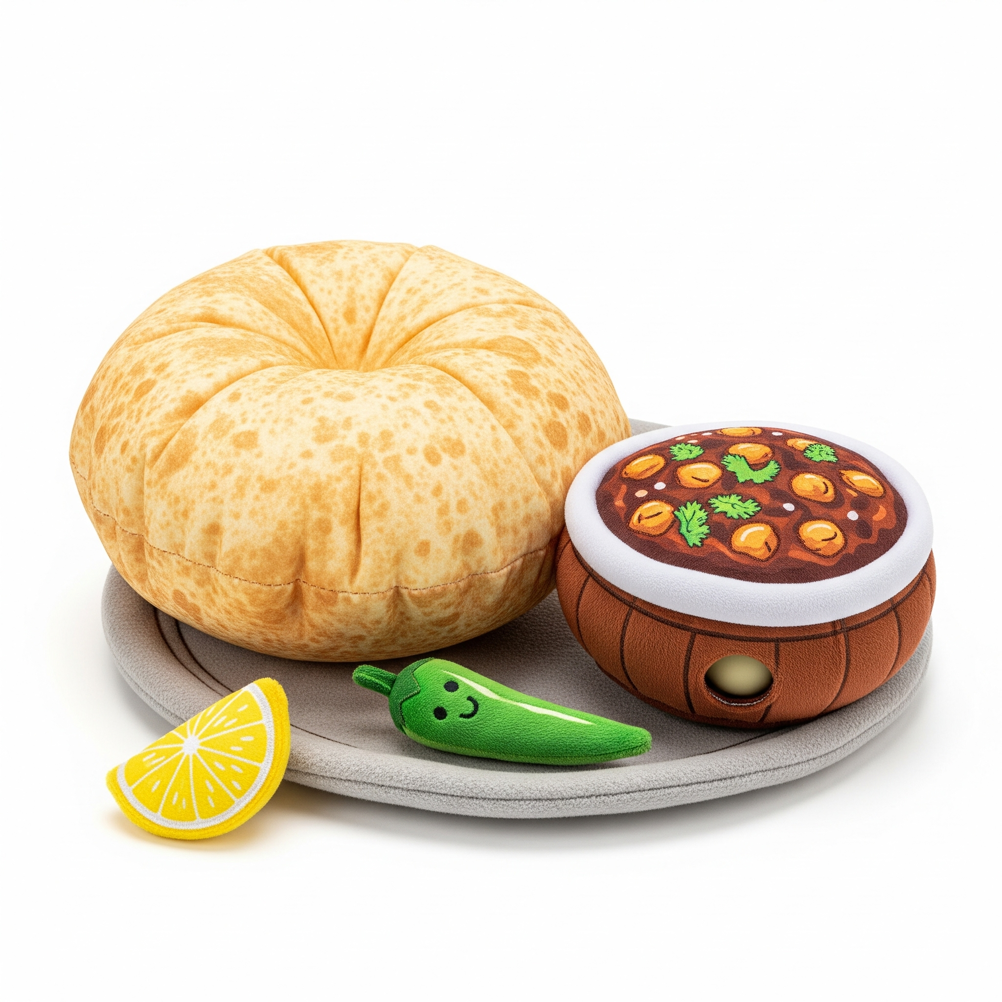 Chole Bhature Plushie